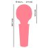 You2Toys Mini Wand - Massageador Vibratório Recarregável (Rosa)