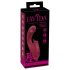Javida - Vibrador 3 em 1 com Estimulador de Língua (vermelho)