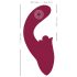 Javida - Vibrador 3 em 1 com Estimulador de Língua (vermelho)