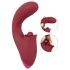 Javida - Vibrador 3 em 1 com Estimulador de Língua (vermelho)