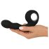 Veludo Preto - Vibrador ponto G e P (preto)