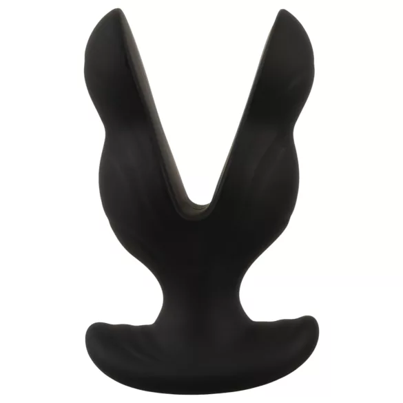 Anos - vibrador anal duplo - silicone preto