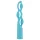 You2Toys Fabulous - vibrador recarregável 3 motores - silicone azul