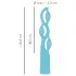 You2Toys Fabulous - vibrador recarregável 3 motores - silicone azul