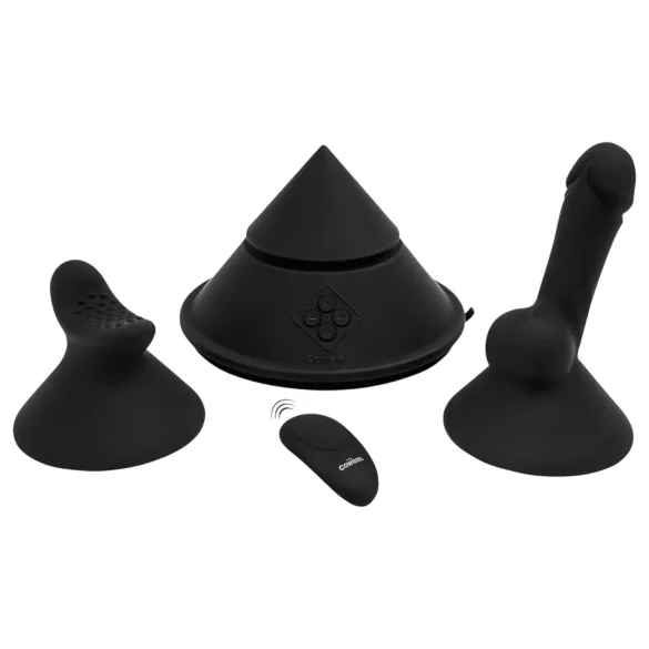 The Cowgirl Cone - máquina de sexo inteligente com vários acessórios (preto)