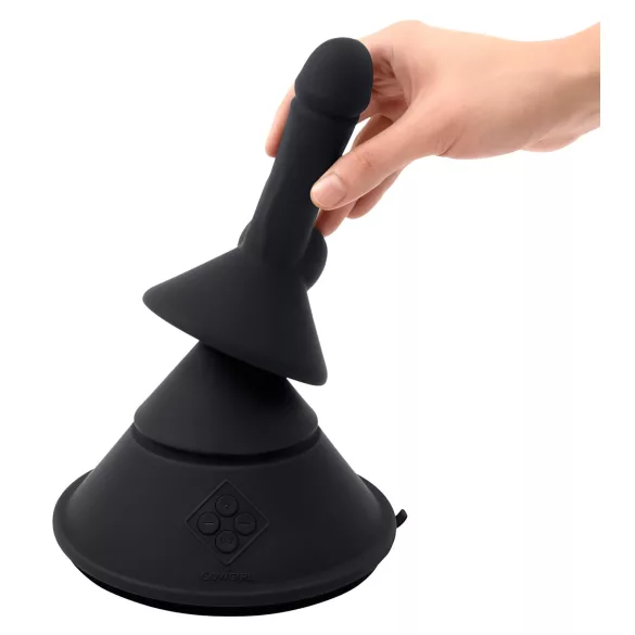 The Cowgirl Cone - máquina de sexo inteligente com vários acessórios (preto)