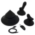 The Cowgirl Cone - máquina de sexo inteligente com vários acessórios (preto)