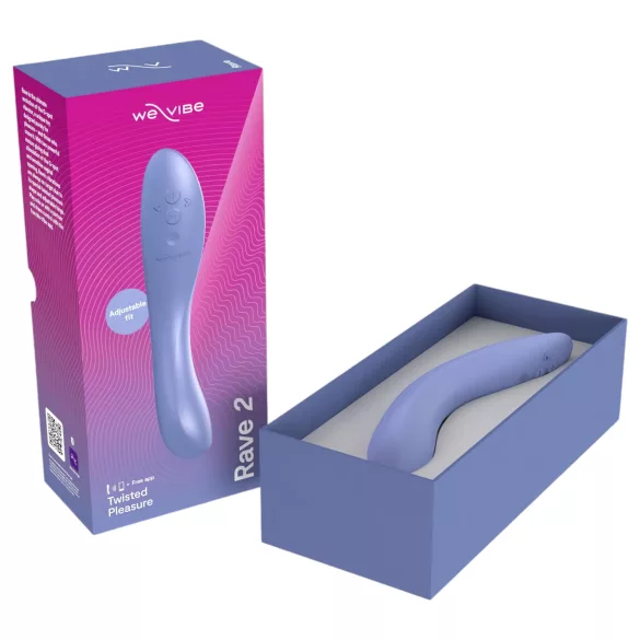 We-Vibe Rave 2 - Vibrador de ponto G controlado por app (azul)
