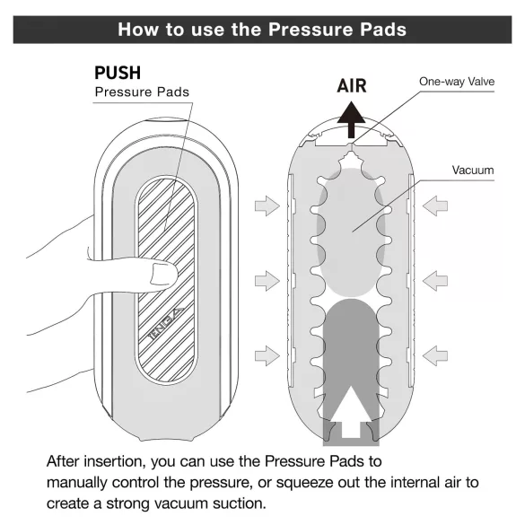 TENGA Flip Zero - poderoso masturbador (preto)