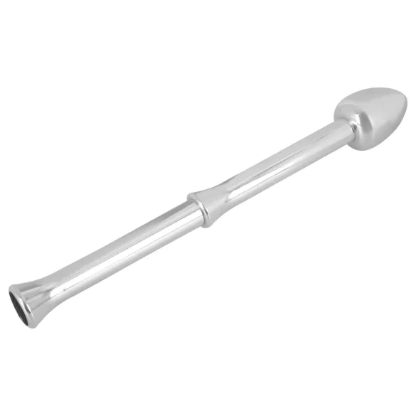 Rebel - vibrador de próstata de metal (prata)