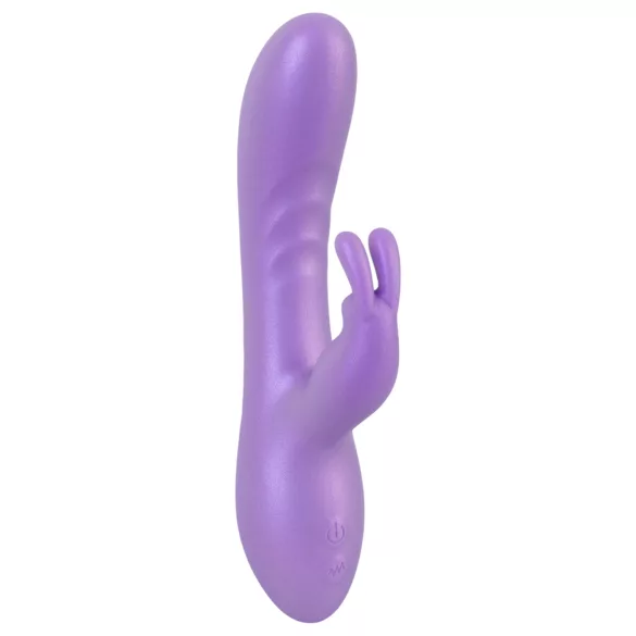 Smile - vibrador com estimulador de clitóris - silicone lilás