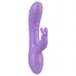 Smile - vibrador com estimulador de clitóris - silicone lilás