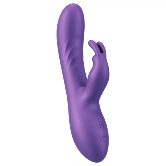 Smile - vibrador com estimulador de clitóris - silicone lilás