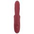 Javida 2 Funções Rabbit - vibrador recarregável com estimulador (vermelho)