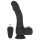 Naked Addiction - vibrador realista giratório (preto)