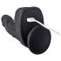 Naked Addiction - vibrador realista giratório (preto)