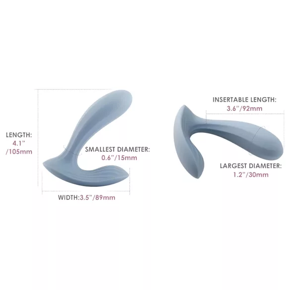 Svakom Erica - vibrador vestível controlado por app (azul)