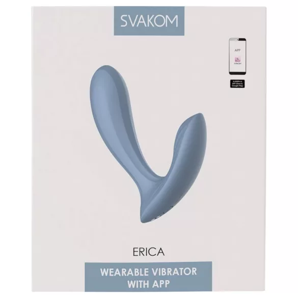 Svakom Erica - vibrador vestível controlado por app (azul)