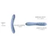 Svakom Ava Neo - Vibrador com função de estocadas controlado por app (azul)