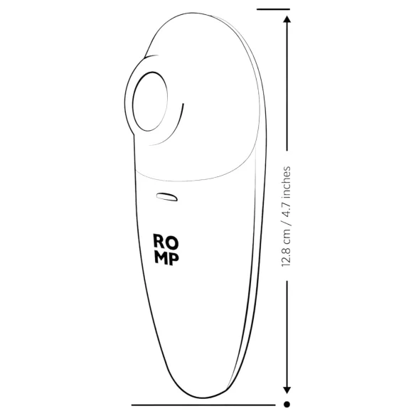 ROMP Switch X - sugador clitóris com ondas de ar - pêssego