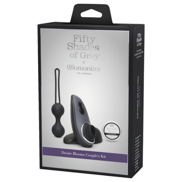 Conjunto Womanizer Desire Blooms - 3 pçs (preto)