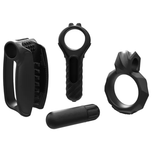 Conjunto Bathmate Vibe Endurance - Masturbador e Anel Peniano (preto)
