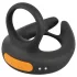 Rebel - anel peniano vibratório e vibrador para escroto - silicone preto