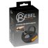 Rebel - Anel Peniano e Vibrador de Escroto (preto)