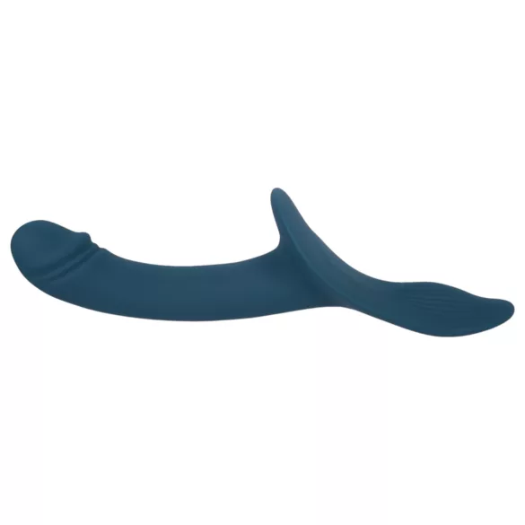 You2Toys - vibrador com cinta conjunto - silicone preto azul