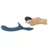 You2Toys - vibrador com cinta conjunto - silicone preto azul