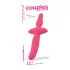 Couples Choice - vibrador e plug anal 2 em 1 - silicone rosa