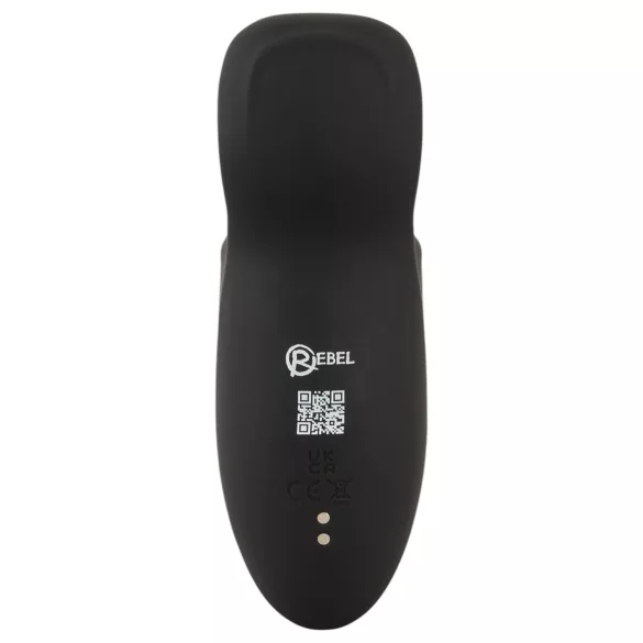 Rebel - vibrador para gland com braço móvel e vibração (preto)