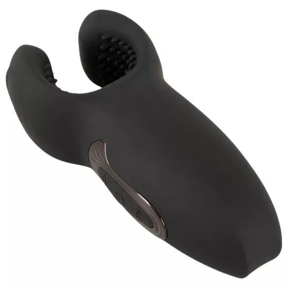 Rebel - vibrador para gland com braço móvel e vibração (preto)