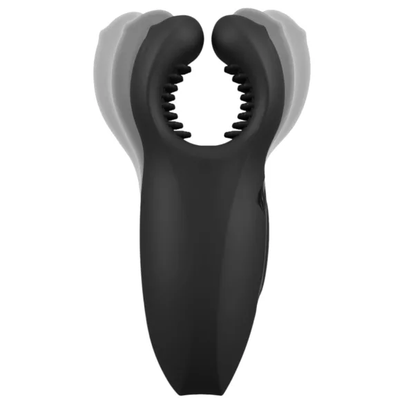 Rebel - vibrador para gland com braço móvel e vibração (preto)