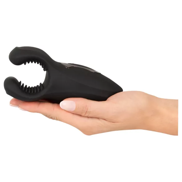 Rebel - vibrador para gland com braço móvel e vibração (preto)