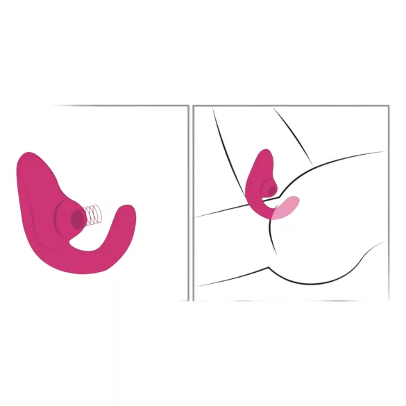 Womanizer Blend - vibrador de ponto G e estimulador de clitóris (rosa)