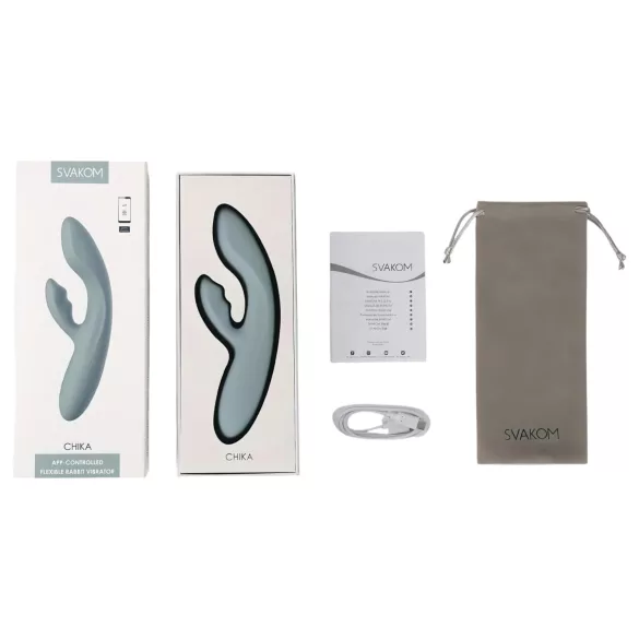 Svakom Chika - Vibrador com braço para clitóris controlado por app (cinzento)