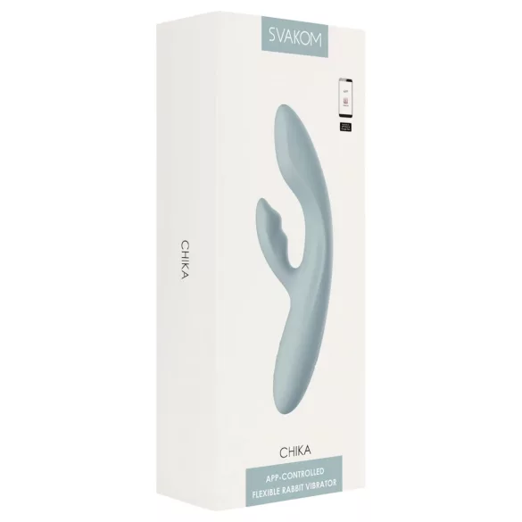 Svakom Chika - Vibrador com braço para clitóris controlado por app (cinzento)