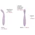 Svakom Cici 2 - vibrador ponto G inteligente - silicone lilás