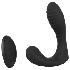 Intense - vibrador de próstata com controle remoto (preto)