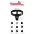 You2Toys - Conjunto vibrador com cinto (vermelho)