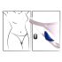 Smile - Vibrador de Calcinha Ultrafino com Controle Remoto (Azul)
