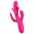 SMILE - Vibrador triplo com braços e língua (rosa)