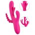 SMILE - Vibrador triplo com braços e língua (rosa)