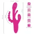 SMILE - vibrador triplo com línguas (rosa)