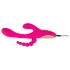 SMILE - vibrador triplo com línguas (rosa)