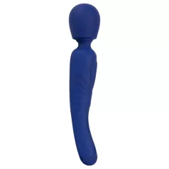 Smile - Vibrador massageador 2 em 1 com língua (azul)