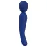 Smile - Vibrador massageador 2 em 1 com língua (azul)