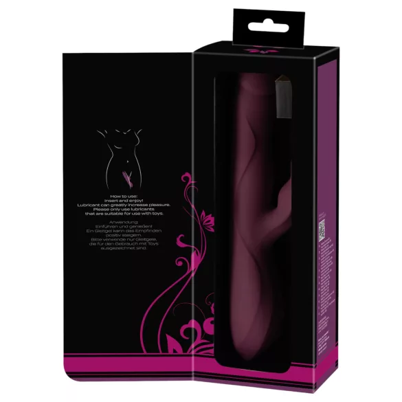 Javida - vibrador 3 em 1 com movimento, esferas rotatórias - lilás