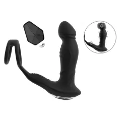 Rebel - massageador de próstata impulsionador (preto)